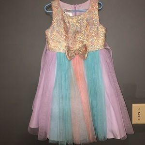 Girls 6t semi formal Christmas dress wedding dress